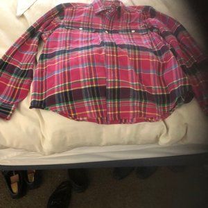 Men's Large Polo Ralph Lauren Flannel Shirt